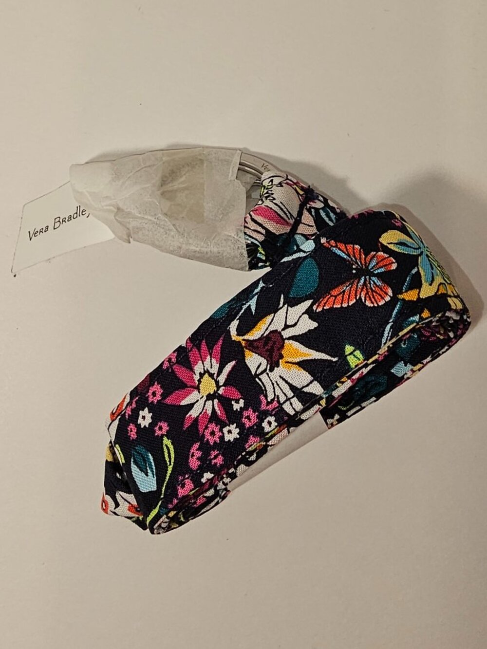 NWT Vera Bradley Wide Lanyard Itsy Ditsy Keychain ID Holder Badge Keys Purse Bag